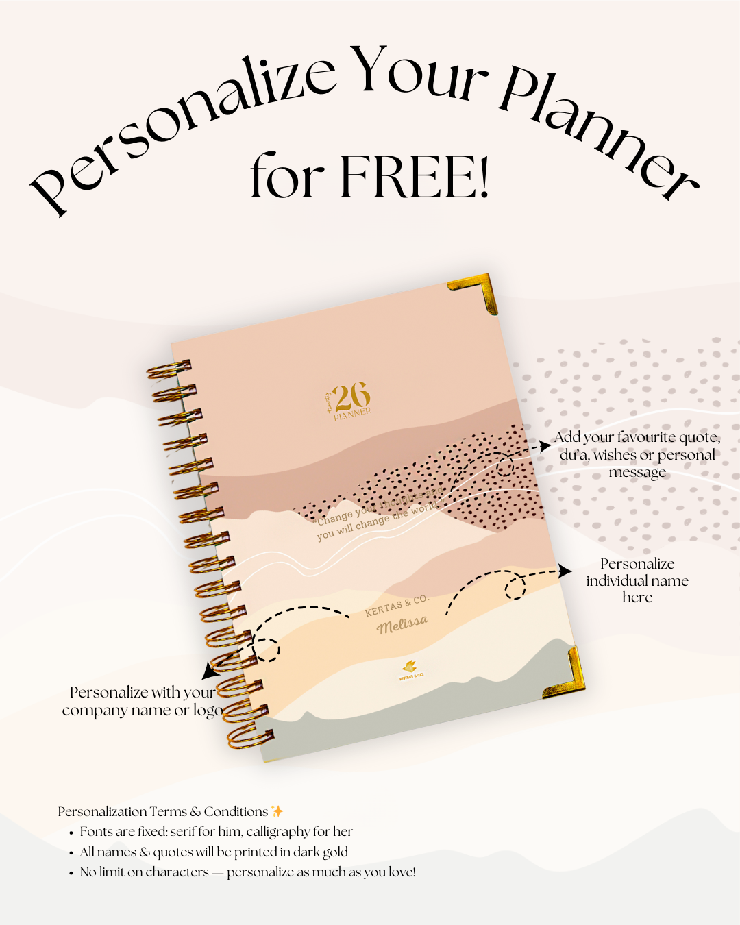 PLANNER 2026 - MONTARA (LIMITED EDITION)