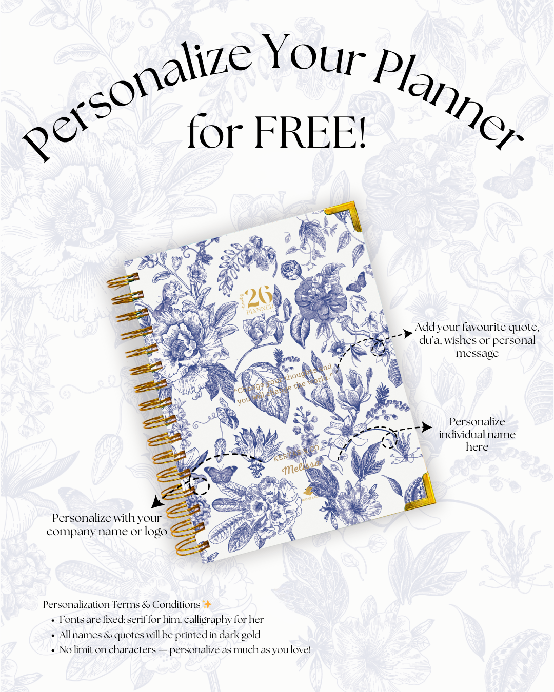 PLANNER 2026 - BOTANICA