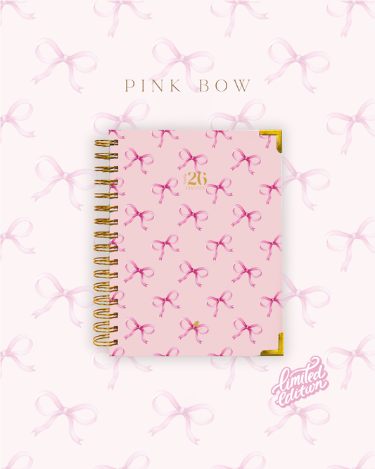 PLANNER 2026 - PINK BOW (LIMITED EDITION)