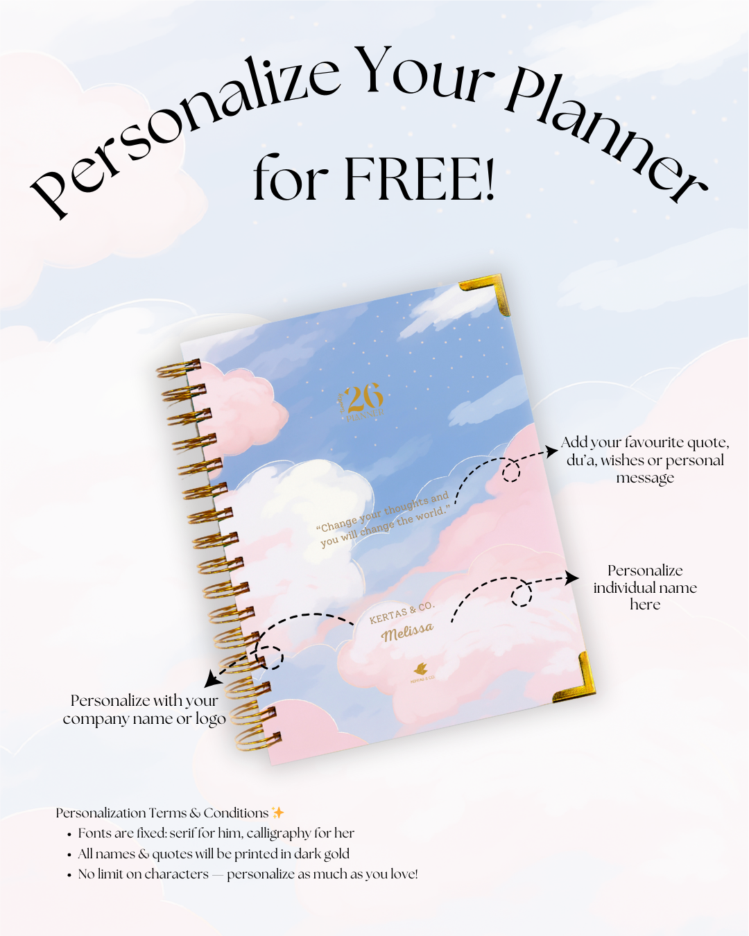 PLANNER 2026 - DAYDREAM