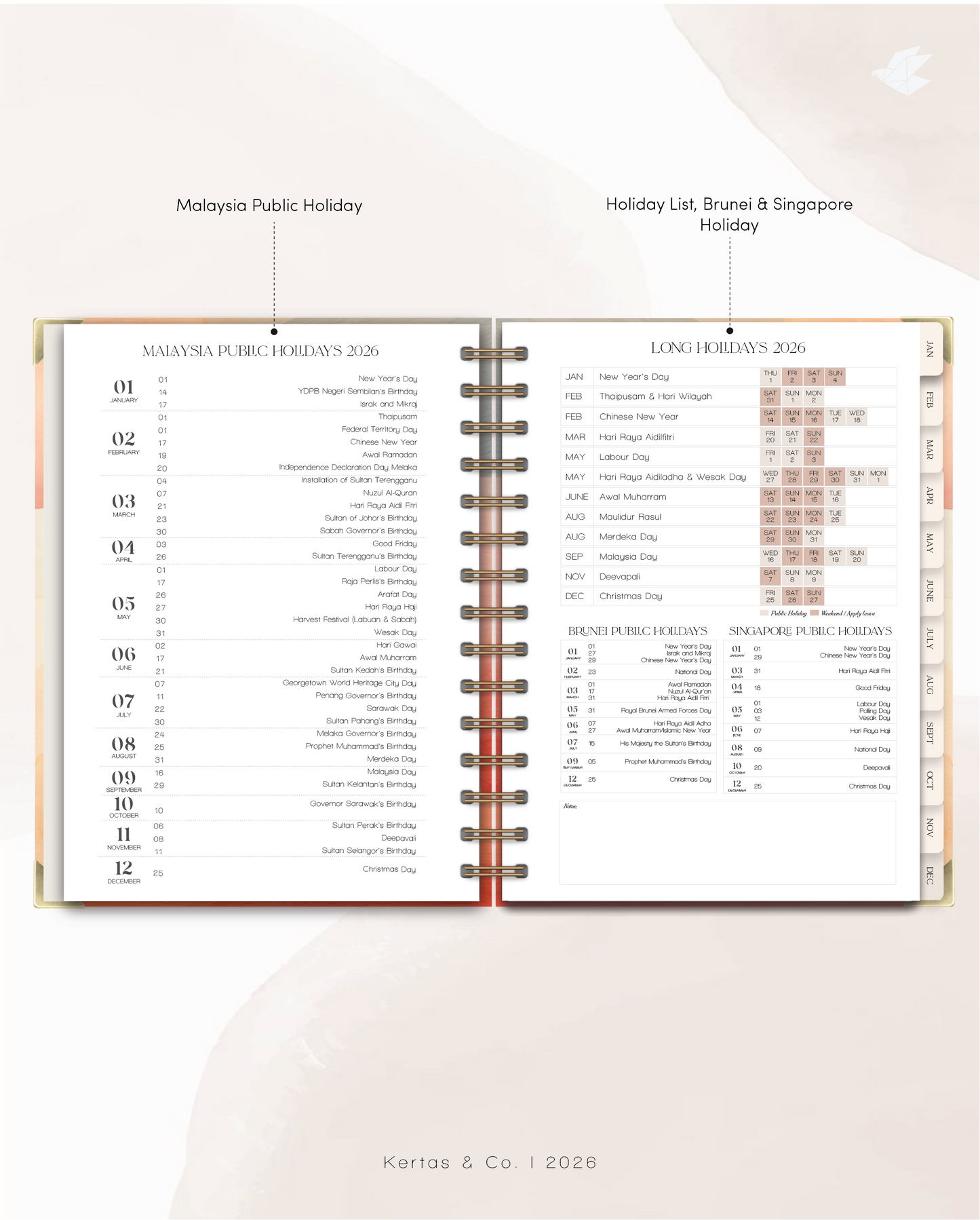 PLANNER 2026 - MIDNIGHT (COMEBACK EDITION)